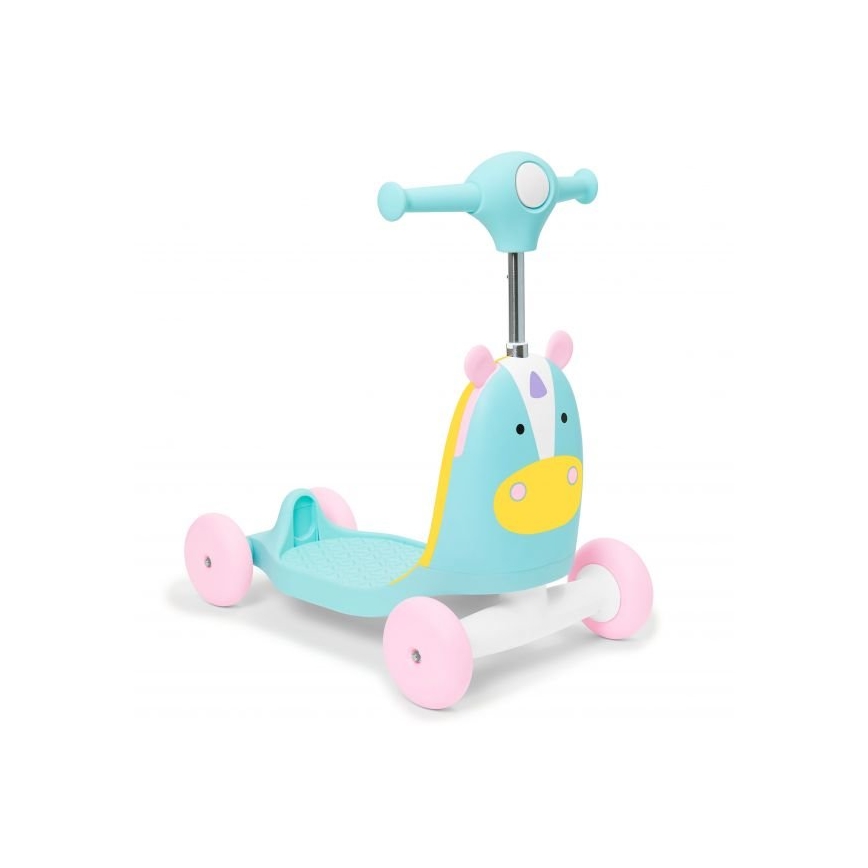 Skip Hop - Колело за бутане 3в1 ZOO еднорог 3xAAA