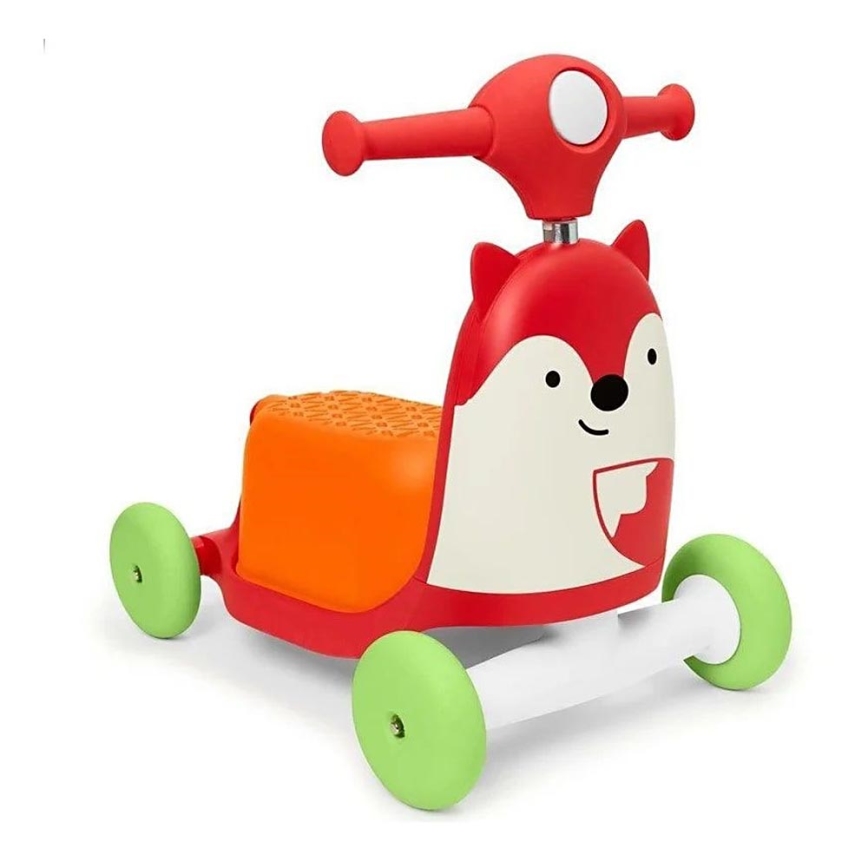 Skip Hop - Колело за бутане 3в1 ZOO лисица 3xAAA