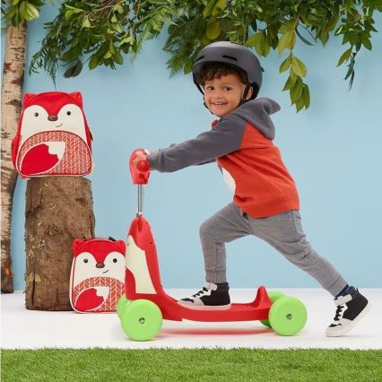 Skip Hop - Колело за бутане 3в1 ZOO лисица 3xAAA