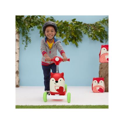 Skip Hop - Колело за бутане 3в1 ZOO лисица 3xAAA
