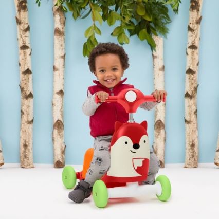 Skip Hop - Колело за бутане 3в1 ZOO лисица 3xAAA