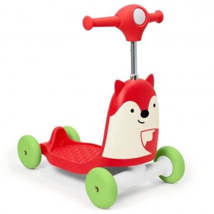 Skip Hop - Колело за бутане 3в1 ZOO лисица 3xAAA