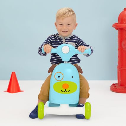 Skip Hop - Колело за бутане 3в1 ZOO куче 3xAAA