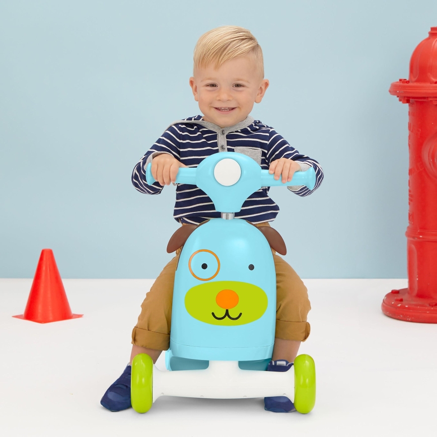 Skip Hop - Колело за бутане 3в1 ZOO куче 3xAAA