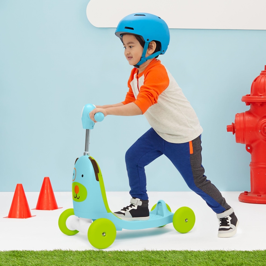 Skip Hop - Колело за бутане 3в1 ZOO куче 3xAAA