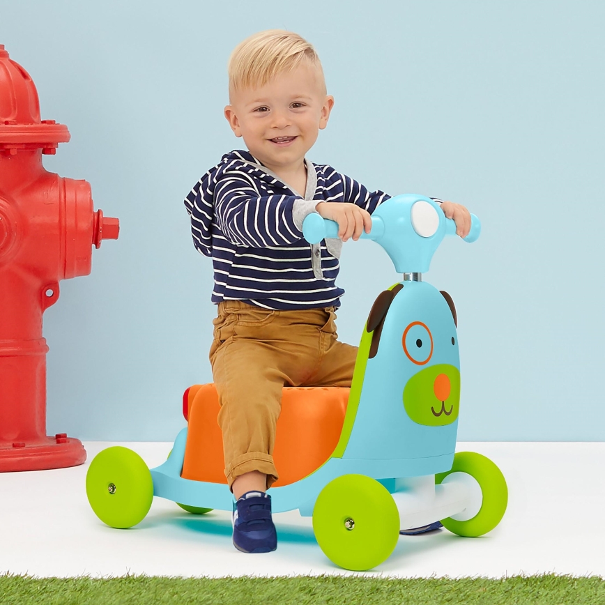 Skip Hop - Колело за бутане 3в1 ZOO куче 3xAAA