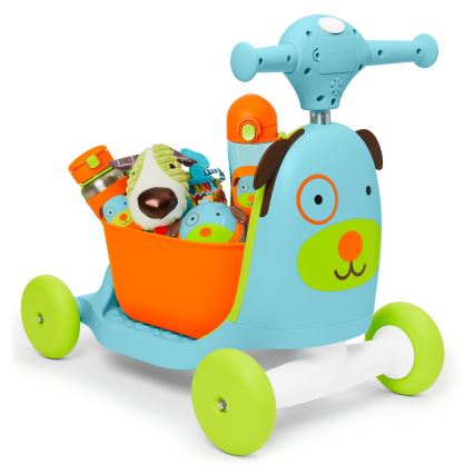 Skip Hop - Колело за бутане 3в1 ZOO куче 3xAAA