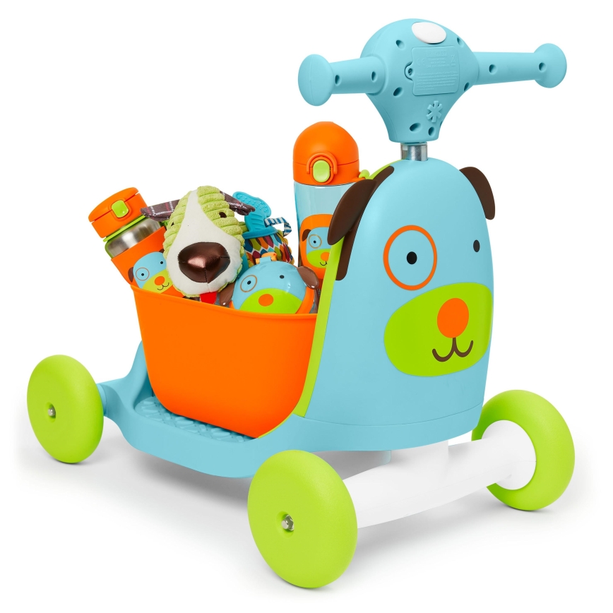 Skip Hop - Колело за бутане 3в1 ZOO куче 3xAAA