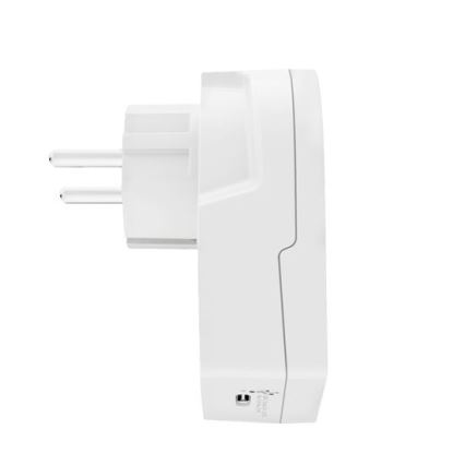 Адаптер за пътуване Europe USB C20PD за чуждестранни посетители в Чехия, USB-C 20W тип E/F