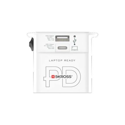 Адаптер за пътуване MUV USB AC65PD с USB A+C, 65W