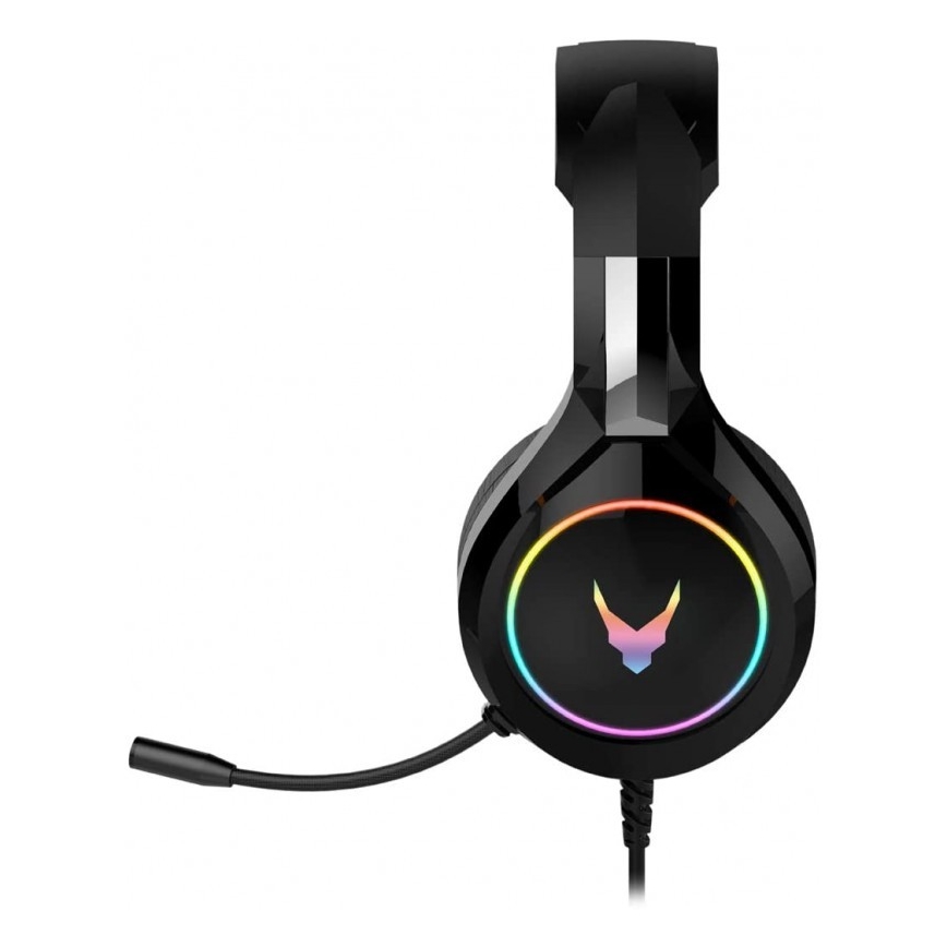 Слушалки с микрофон VARR GAMING RGB USB черни