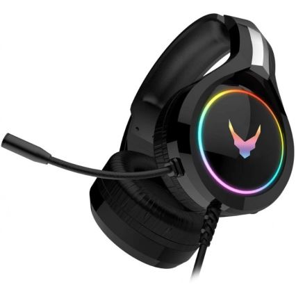 Слушалки с микрофон VARR GAMING RGB USB черни