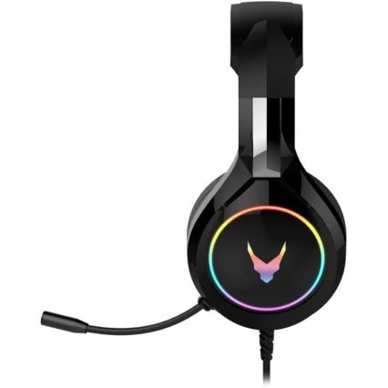Слушалки с микрофон VARR GAMING RGB USB черни