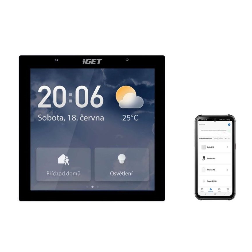 Смарт портал с докосване дисплей GW6 Wi-Fi Zigbee Bluetooth