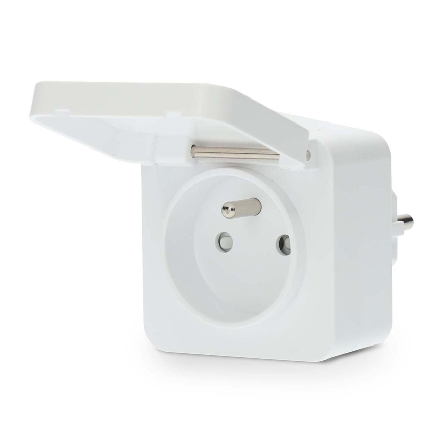 Смарт щепсел 3680W/230V/ Type E/16A Wi-Fi Tuya IP44