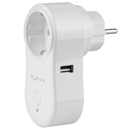 Смарт щепсел SMART 3400W/230V Wi-Fi Tuya + USB SCHUKO