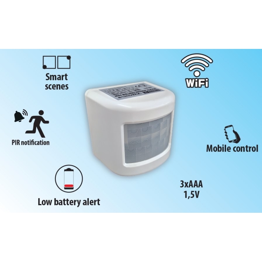 Смарт сензор за движение 3xAAA Wi-Fi Tuya