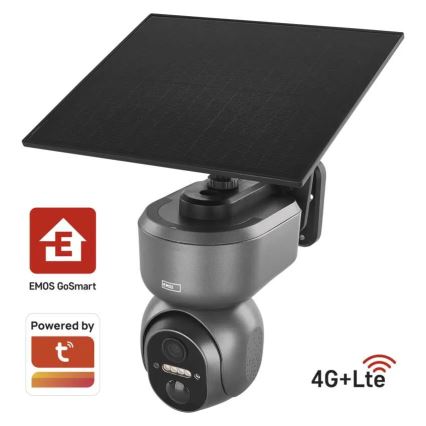Смарт соларна камера със сензор GoSmart 4G/LTE 10400mAh 5V IP65 Tuya