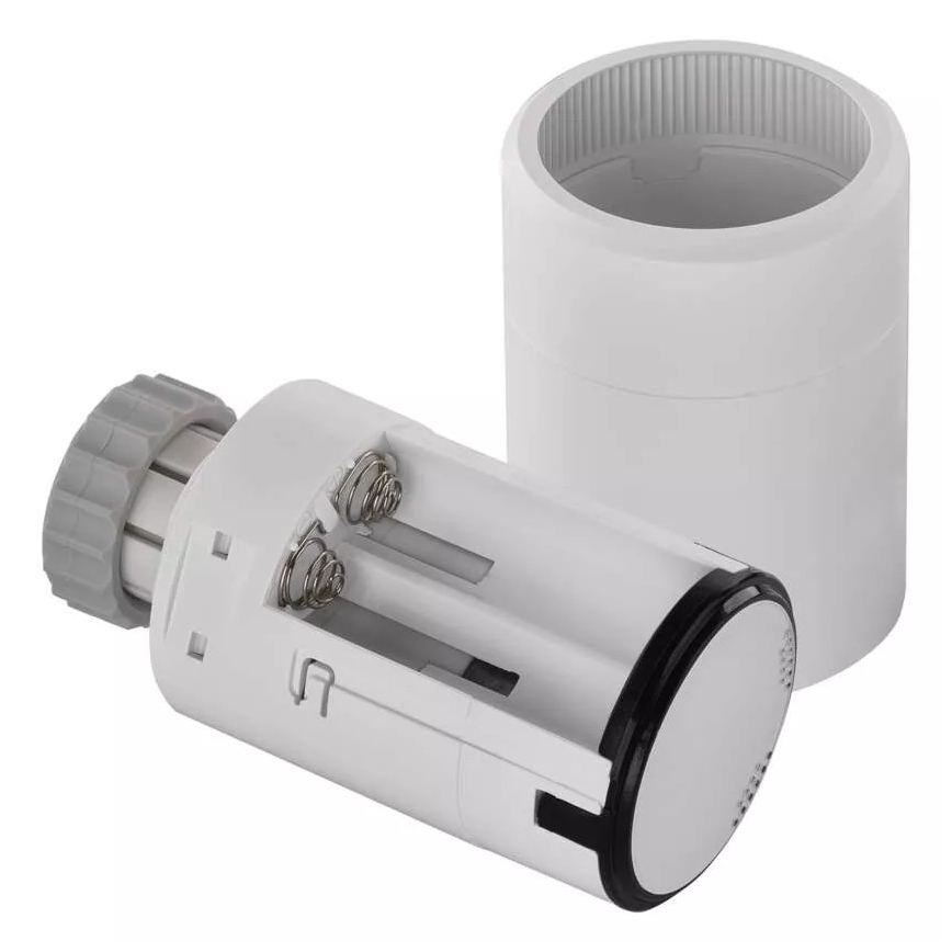 Smart термостатична глава с LCD дисплей GoSmart M30x1,5 2xAA/1,5V Tuya