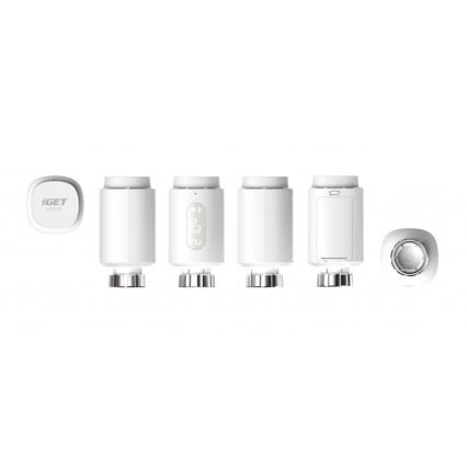 Smart термостатична глава с LED дисплей 2xAA/3V Zigbee