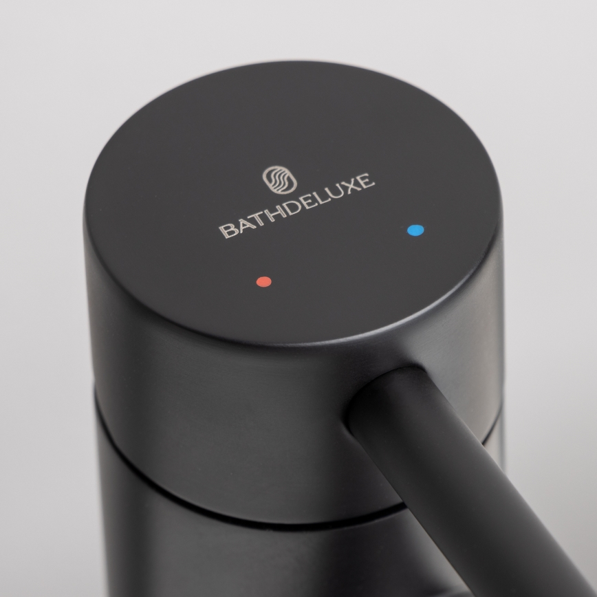 Смесител за мивка RINGSTED 17,8 см матов черен