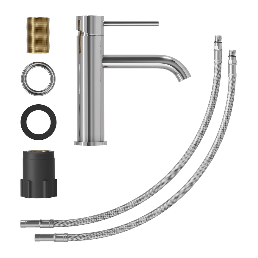 Смесител за мивка SOVANG 18,3 cm лъскав хром