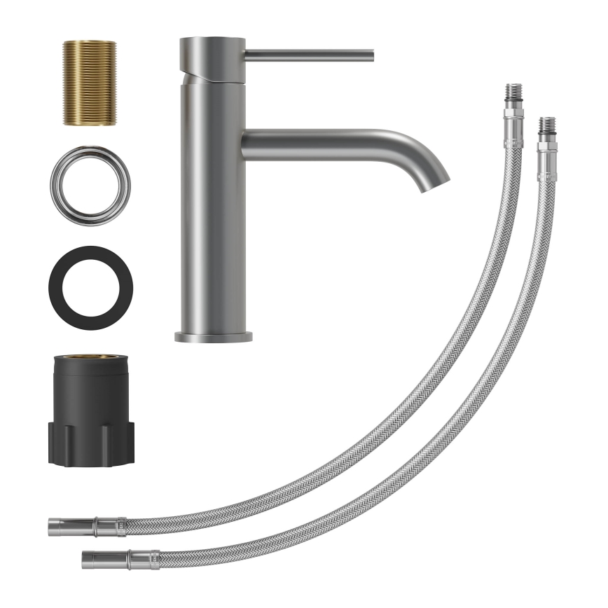 Смесител за умивалник SOVANG 18,3 cm прахово сив