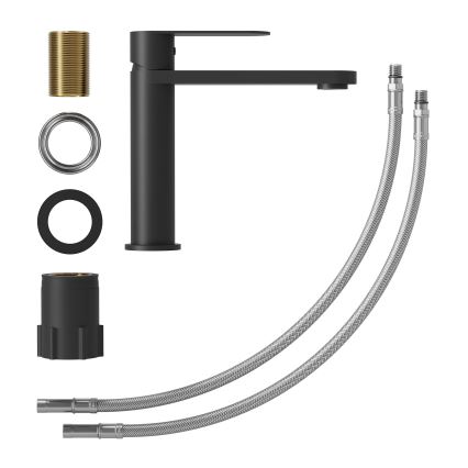 Смесител за умивалник TARNBY 17,3 см матово черен