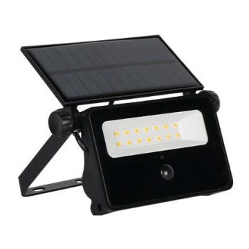 Соларен LED прожектор със сензор LED/20W/5,5V 2600 mAh IP65