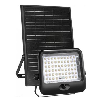 Solaren LED прожектор със сензор MHCS LED/35W/3,2V 3000/4000/6500K IP65 15000 mAh + дистанционно управление