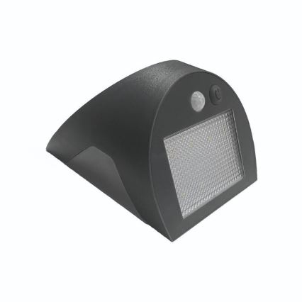 LED соларно стенно осветително тяло със сензор LED/3W/3,7V 3000/4000K 1200 mAh IP54 антрацит