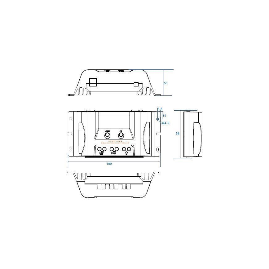 Соларен регулатор за зареждане MPPT MT1550EU 12V/15A