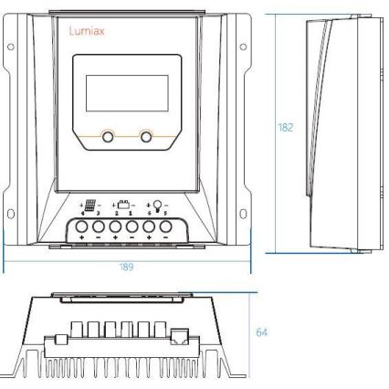 Соларен регулатор за зареждане MPPT MT3075 12/24V/30A