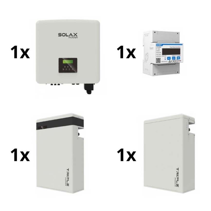 Соларен комплект: 15kW SOLAX конвертор 3p + 11,6 kWh TRIPLE Power батерия V2 + електромер 3p