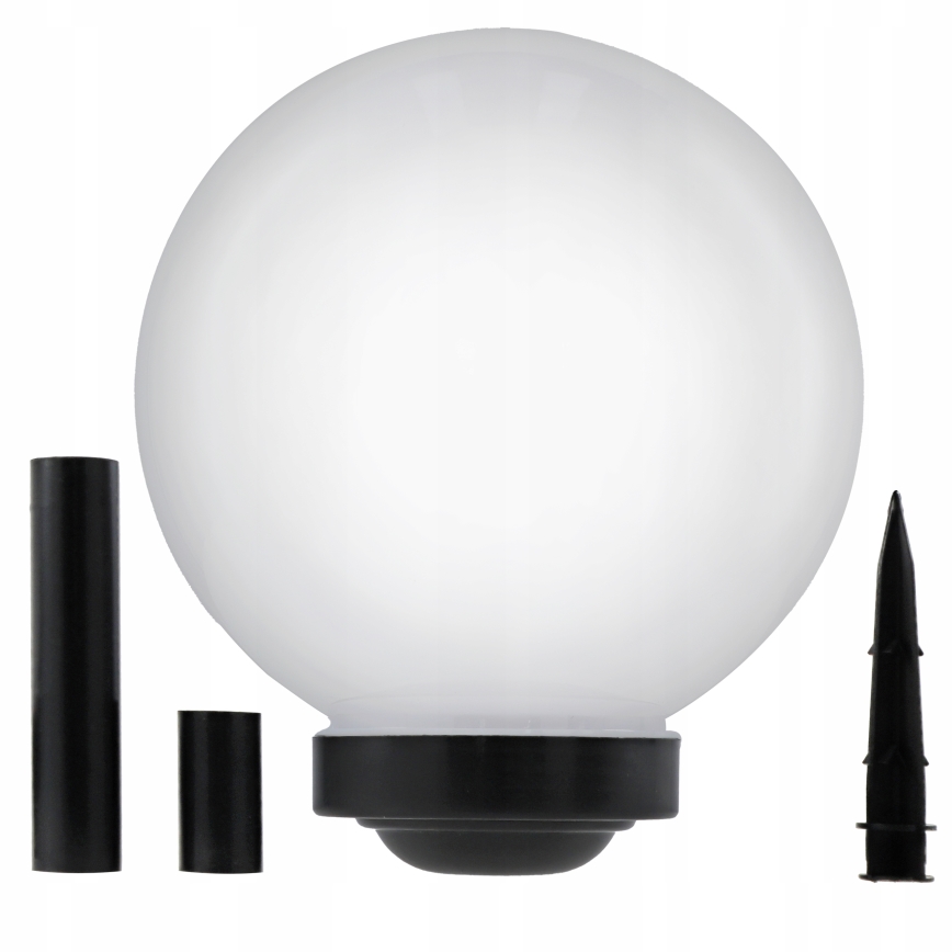 Соларна LED лампа LED/1,2V 6500K 200 mAh Ø 25 cm IP44 бяла/черна