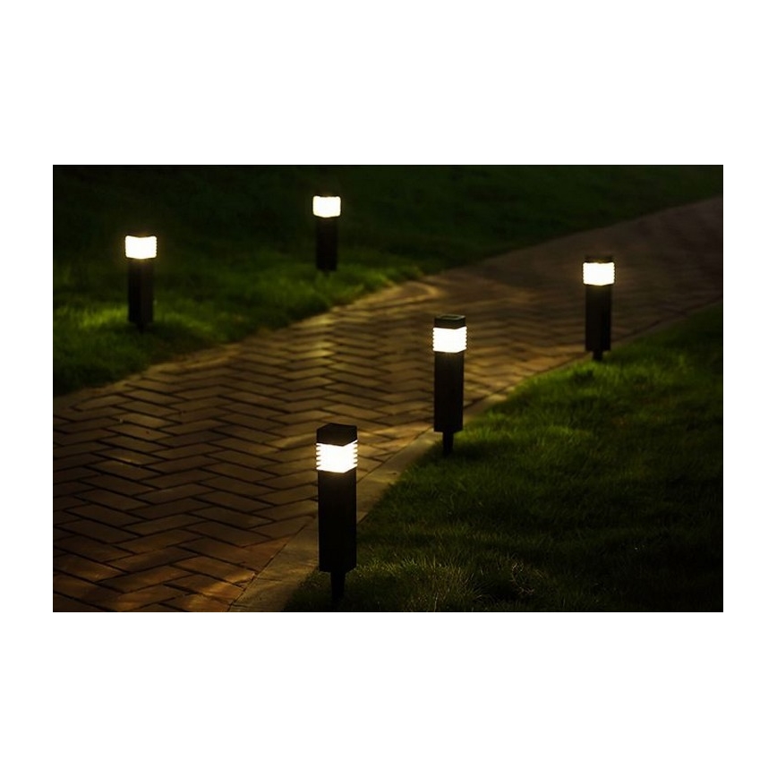 Соларна LED лампа MARTIN LED/1,2V 150 mAh IP44 черна