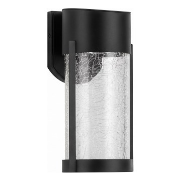 Соларна LED стенна лампа LED/3,7V 300 mAh IP44 черна