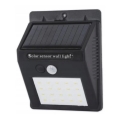 Соларна LED стенна лампа със сензор LED/0,55W/3,7V 1200 mAh IP65