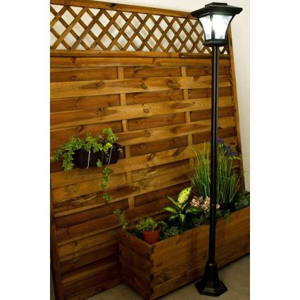 Соларна LED външна лампа LED/1,2V 1800 mAh IP44 черна