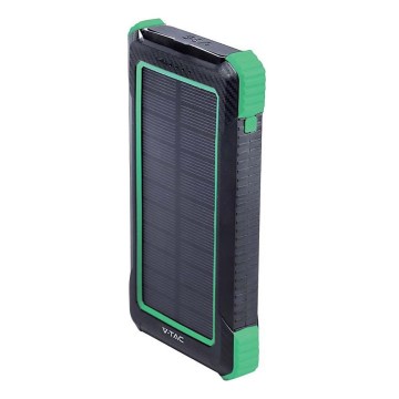 Соларна външна батерия Power Delivery 10000mAh/10W/5V черен