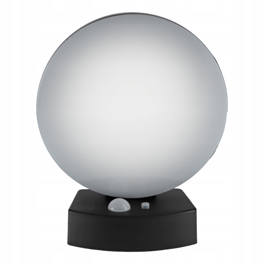 LED димируемо соларно стенно осветително тяло със сензор LED/3W/3,7V 1800 mAh IP54 черно