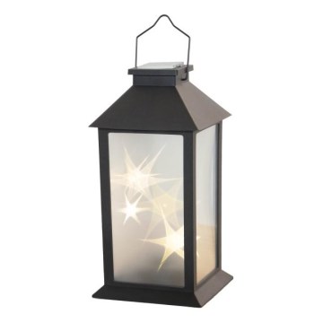 Соларно осветително тяло за окачване със сензор CANDELIO STAR LED/1xAA 2700K IP44 200 mAh