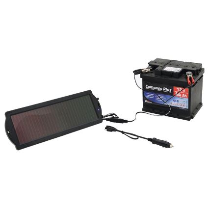 Соларно зарядно устройство за автомобилни акумулатори 1,8W/12V