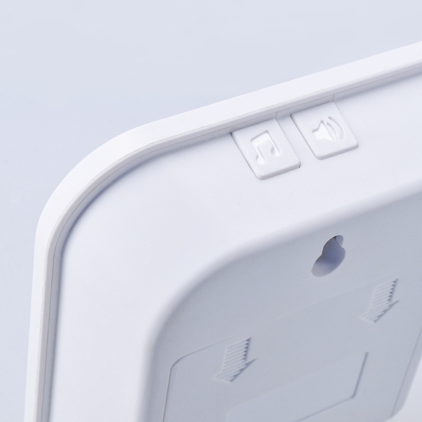 Аларма 230V с безжичен сензор за движение 3xAAA/5V бяла