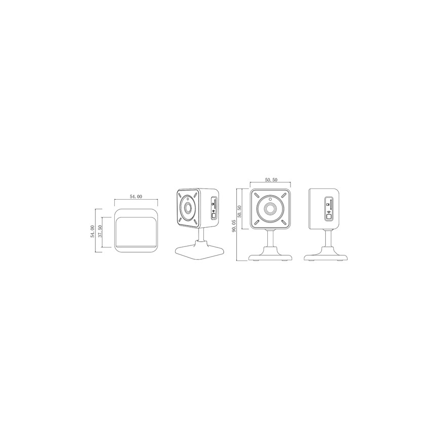 Домашна камера със сензор 5V/FULL HD Wi-Fi Tuya