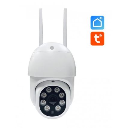 Екстериорна въртяща смарт IP камера 5V/FULL HD 1080p IP66 Wi-Fi Tuya