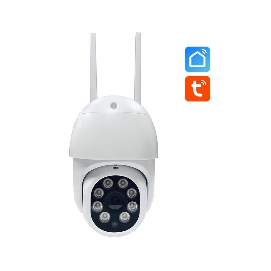Екстериорна въртяща смарт IP камера 5V/FULL HD 1080p IP66 Wi-Fi Tuya