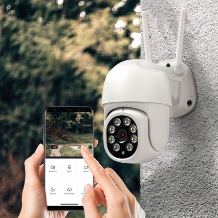 Външна камера със сензор, IP65, Wi‑Fi Tuya