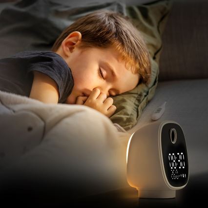 Смарт камера с будилник, термометър и LED светлина 1296p 3Mpx 5V Wi-Fi Tuya IP65