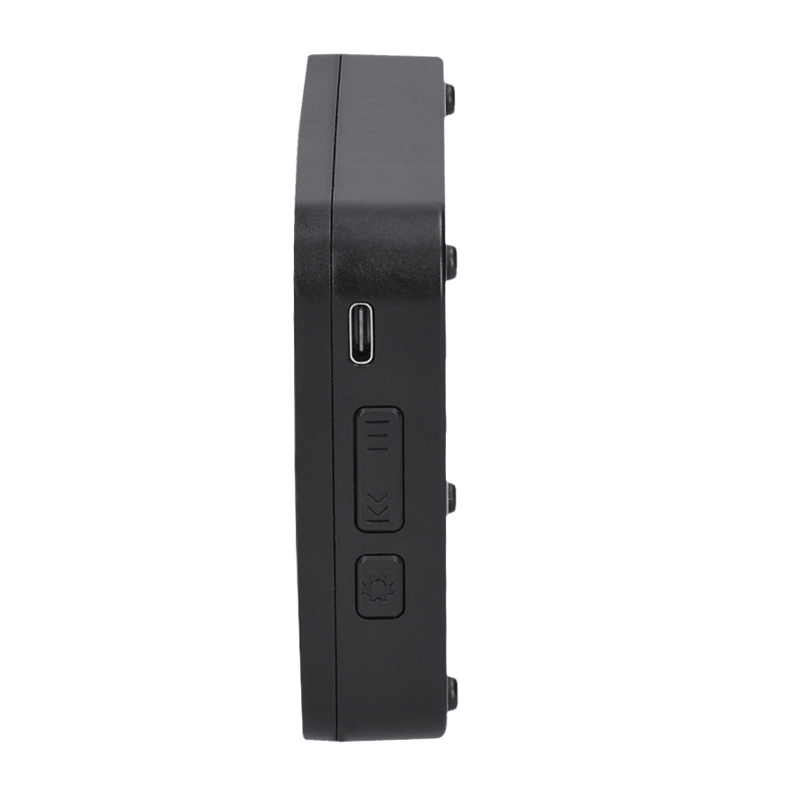 Безжичен звънец на батерии 3V/3xAAA IP56 черен